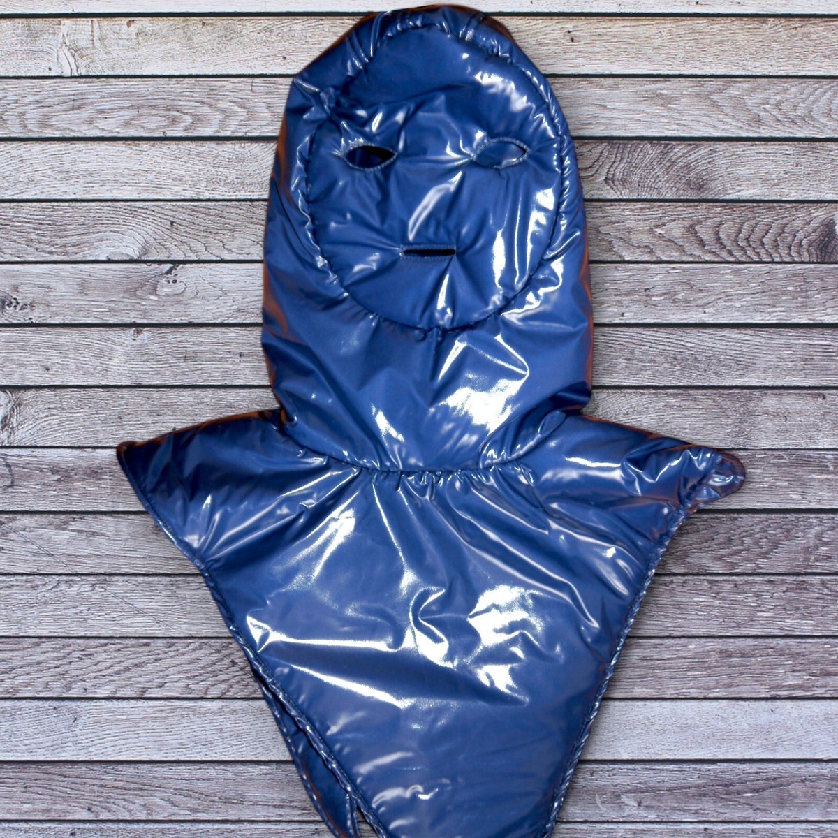 Glanznylon shiny nylon, PVC LACK Kopfhaube 20 Farben 25 mm Wattierung