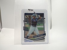 2023 Panini Angel Martinez   Chronicles Clearly Donruss Blue Parallel /50 