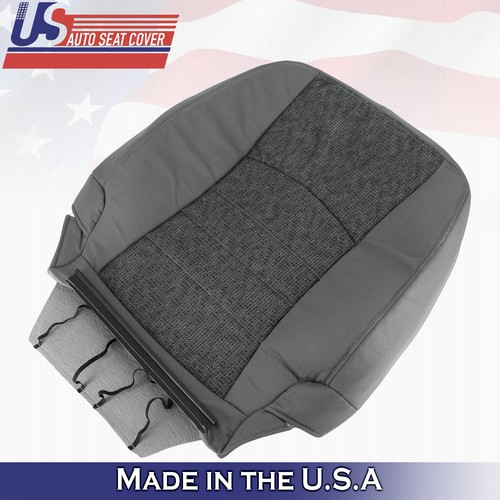 2015 For Dodge Ram 3500 4500 SLT Passenger Top & Bottom Cloth Seat Covers Gray - Picture 4 of 12