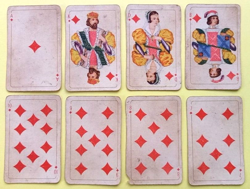 Jeu De Tarot Divinatoire Arcanes Du Destin – 1940 – 78 Cartes – Complet – Rare