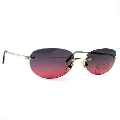 BULGARI Occhiale da Sole Vintage Mod. 511T GLASANT con lenti Grigio Sfumato  Rosa | eBay