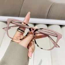 Women Cat Eye Anti Blue Light Retro Reading Glasses Fashion Full Frame Glasses 