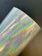 Encore® EFX21 Silver Glitter Holographic Vinyl for Signage - MADE IN USA