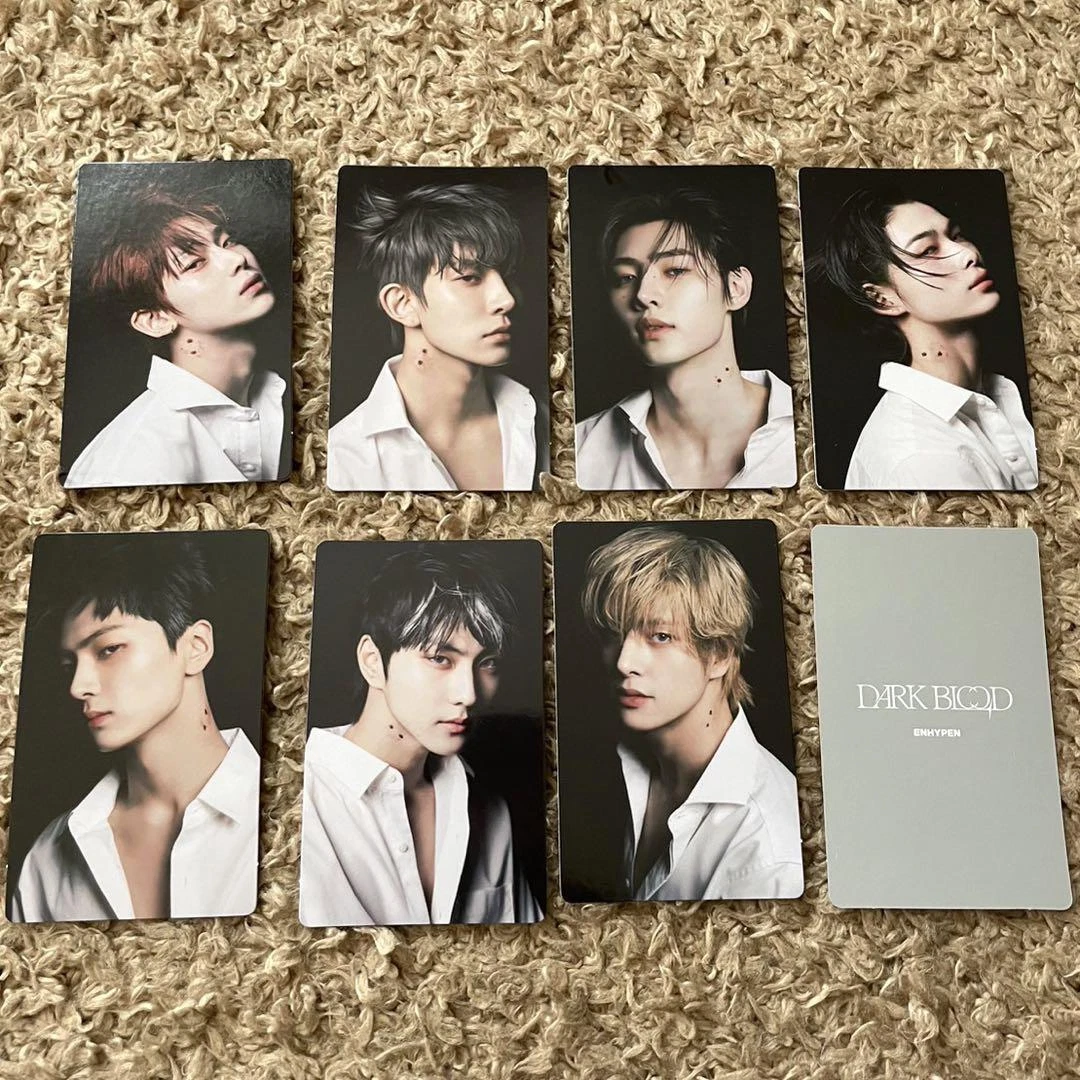 ENHYPEN DARK BLOOD ENGENE ver. Limited Official Photo Card Photocard PC 7