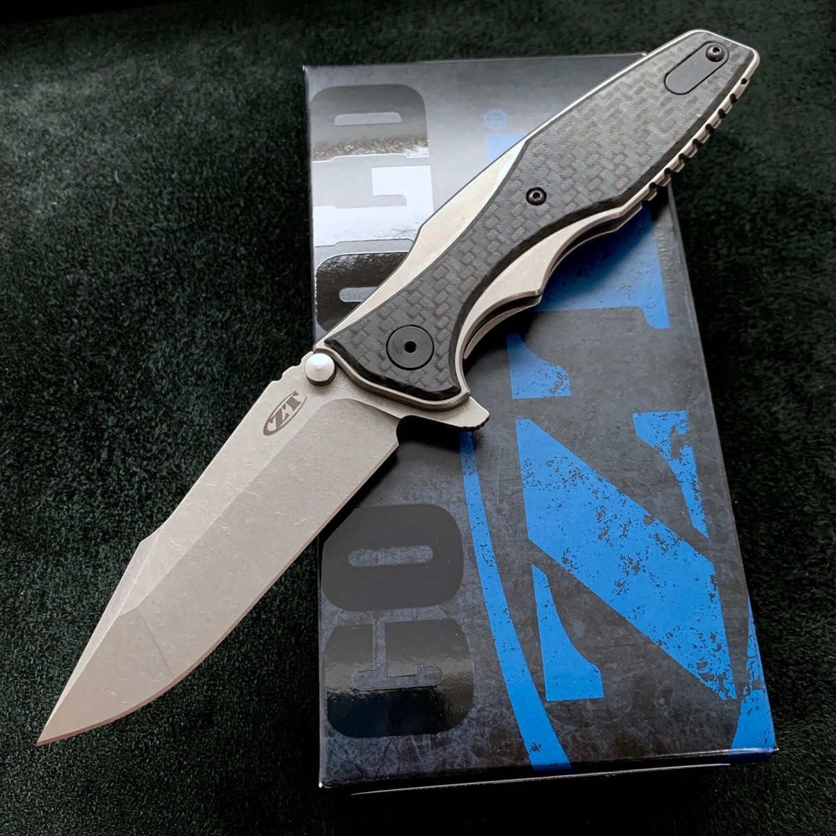 Zero Tolerance 0393 Rick Hinderer Knife Plain Edge ZT0393GLCF