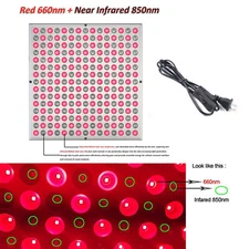Red Near Infrared LED Anti Aging Therapy Light Panel Full Body 660nm 850nm 45W