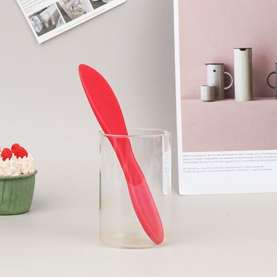 Cookie Pastry Scraper Durable PP Multi Purpose Red Cake Dessert Butter Spatula