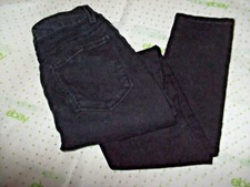  64 FOREVER 21 SIZE 26 JUNIOR GIRL BLACK WASH SLIM ANKLE jeans MEASURED 26/27