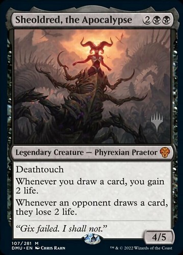 1x Sheoldred, the Apocalypse - Promo Pack NM-Mint, English Planeswalker Stamped