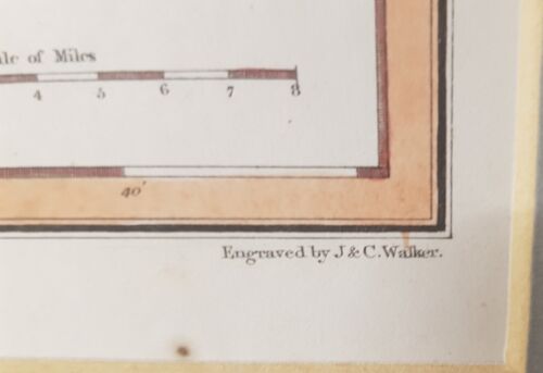 Monmouthshire 1831 County Map Lewis' Newport Wales original print - Picture 4 of 10