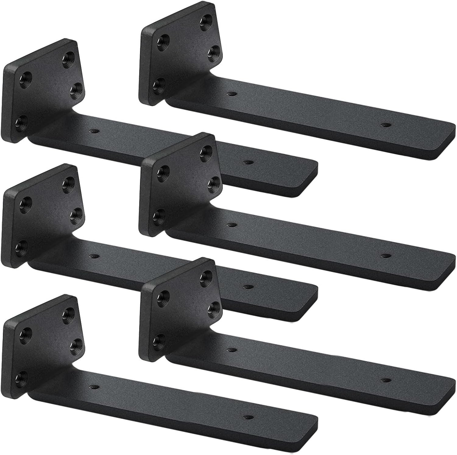 Set 6 Staffe Industriali Reggimensola Pesanti - Acciaio Forgiato 5mm