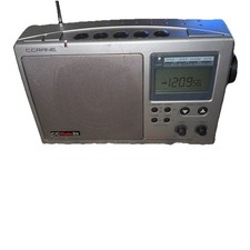 C.CRANE CCRadio 2E AM/FM/2-Meter Ham/WX Shortwave Radio Receiver Silver