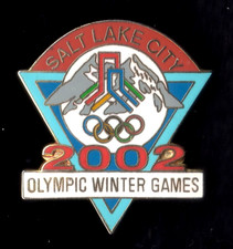 SALT LAKE 2002 OLYMPIC GAMES PIN. OLYMPIC WINTER GAMES. LOGO