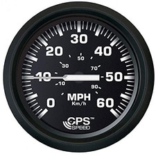 Faria BEEDE 32816 Euro Speedometer GPS 60 MPH Studded - 4, Black