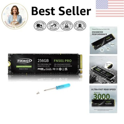 256GB M.2 PCIe SSD - FN501 Pro for PCs & Laptops, 3,000MB/s Speed