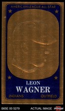 1965 Topps Embossed #31  Leon Wagner  Indians 7 - NM