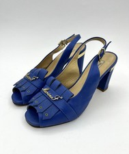 Marino Fabiani donna tacco pelle EU 39 US 8,5 Made in Italy nuovo