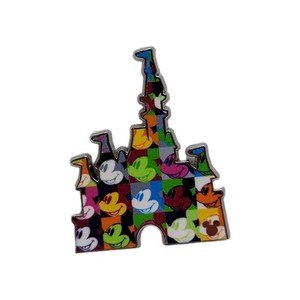 2025 Hidden Disney Pin Cinderella Castles Wave B Pop Art Mickey #174794 Trade