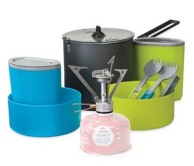 MSR PocketRocket Stove Kit 2 Personen Cook & Eat Camping Set.