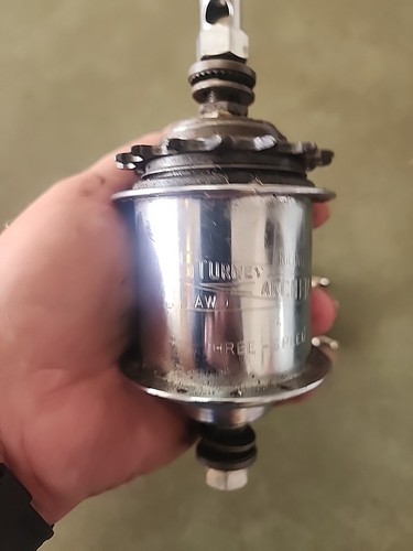 SCHWINN STINGRAY 3 SPEED STURMEY ARCHER ENGLAND REAR HUB WITH SPOKES NICE L$$K - Picture 9 of 23
