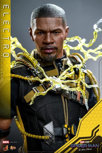 Movie Masterpiece Spider-Man No Way Home Electro Action Figure MMS664 Hot Toys - Picture 9 of 9