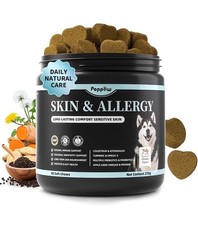 Dog Allergy Itch Relief Immune Chews for Dogs with Omega 3 Itchy Skin 30 Chews