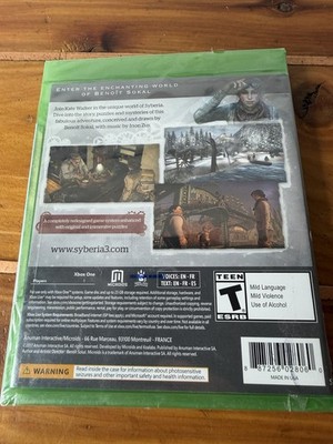 Syberia 3 (Microsoft Xbox One) Brand New / Fast Shipping