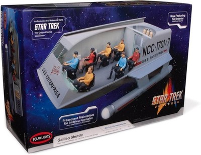 Star Trek Galileo Shuttle m. Inneneinrichtung, 1:32 Polar Lights, Neuware