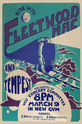 Fleetwood Mac Stevie Nicks Tour Poster Ride With Fleetwood Mac And Tempest