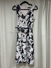 Tommy Hilfiger Floral Dress Coquette Romanticore Preppy Chic Garden Party, Sz M