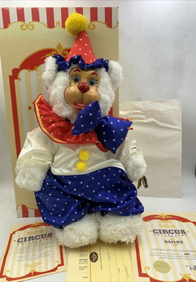 1993 Robert Raikes Originals Bailey Bear Circus Clown Ltd. Ed #962/6000 W/Box