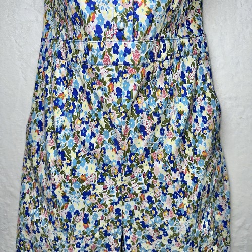 Anthropologie Maeve US 12 Wide Leg Jumpsuit Floral Button Front Women’s - Picture 4 of 19