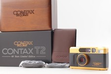 [Unused in Box] Contax T2 Gold 60th Anniversary Limited Film Camera From JAPAN
