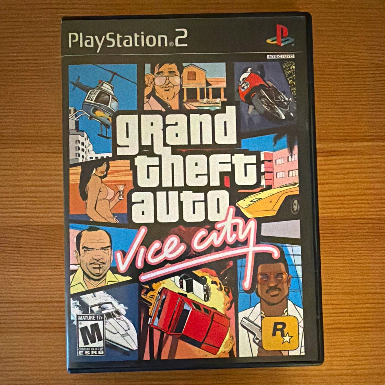 Rockstar Games Grand Theft Auto Vice City PS2 Complete Manual NTSC 2002 M