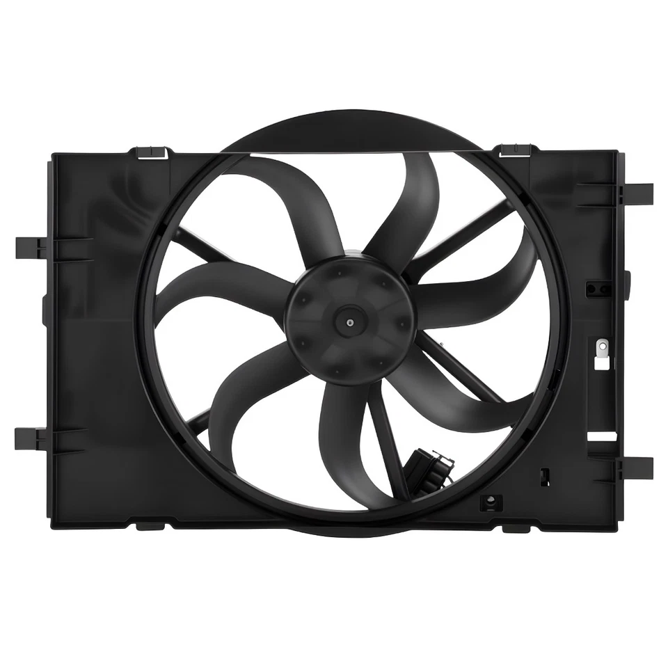 For 2006-2009 Ford Fusion Mercury Milan Radiator Cooling Fan Assembly 12V 7Blade Foto 2 de 4