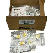 OEM Panduit Giga TX Cat6 jack yellow BOX OF 50. CJ688TGYL Free shipping