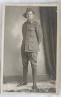 Australian WW1 Digger postcard. Military Medal winner. 31Bn. Acc killed Qld 1919