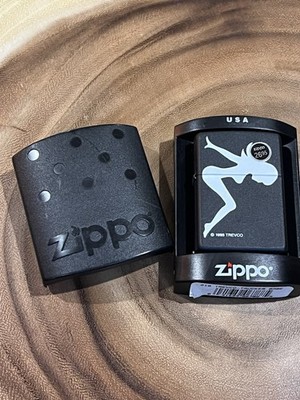  RARE  Zippo TreVco Trucker Babe 2005  (2695) NEW Lighter w/ Display Case USA