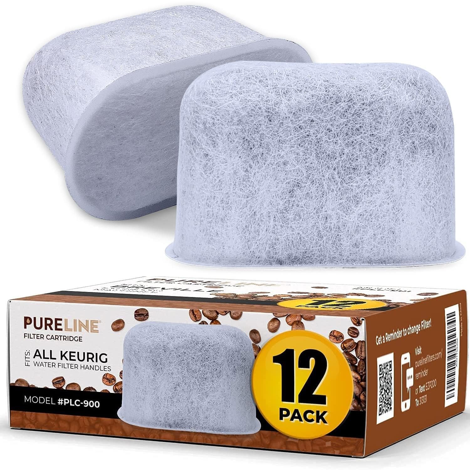 Replacement, 12 Pack Compatible Charcoal Water Filter Replaceme...