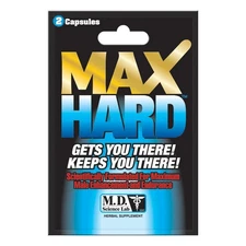 MAX HARD SWISS NAVY 2 CAPSULES INCREASED STAMINA AND ENDURANCE