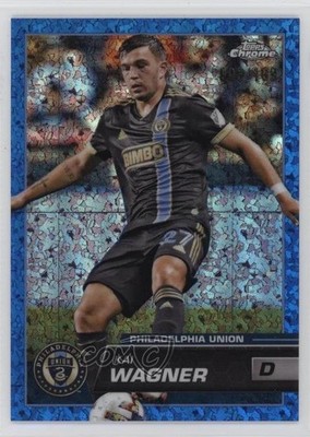 2023 Topps Chrome MLS Blue Mini-Diamond Refractor 3/199 Kai Wagner #195 ms9