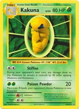 Kakuna - 6/108 - Uncommon (Mp) XY Evolutions - Grass Pokémon