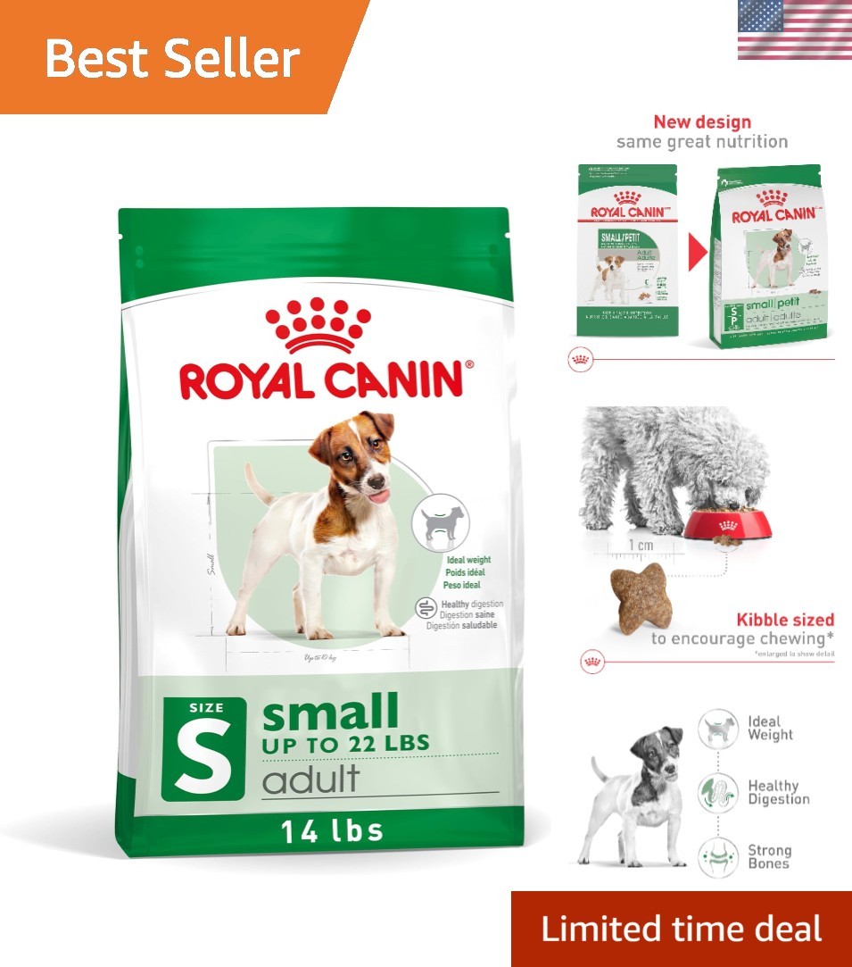 Size Health Nutrition Small Adult Dry Dog Food, 14 lb Bag