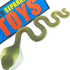 Vtg GI Joe Serpentor v1 GREEN SNAKE VARIANT original 1986 Cobra RARE accessory