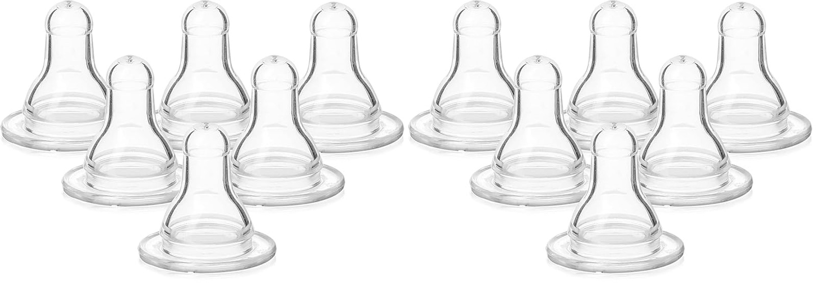 Feeding Classic Bpa-Free Silicone Fast Flow Nipples - 8 Mont