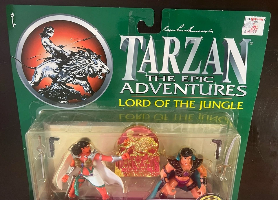 1995 Tarzan The Epic Adventures Senhor da Selva Dejah vs John Carter NOVO!! - Imagem 3 de 4