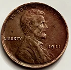 1911 Lincoln Wheat Cent Philadelphia Early Date Circulated Rim Wear BN1026
