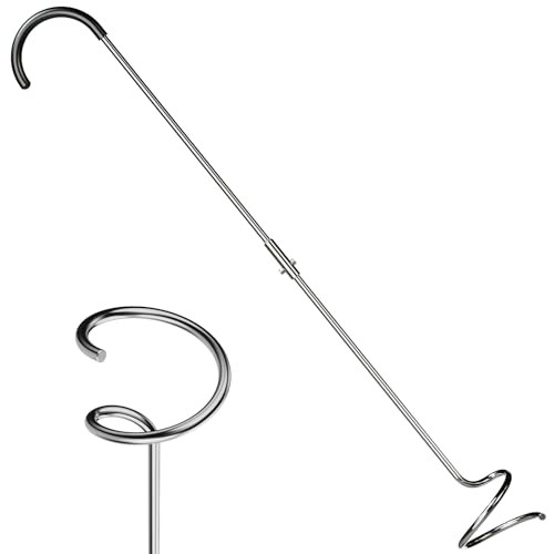  Compost Aerator Tool, Heavy Duty Spiral Compost Turner with Ergonomic Basic