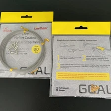 Nylon Coated Stainless Steel 7-strand Wire Leader Flexibility Trace Pike 10 m