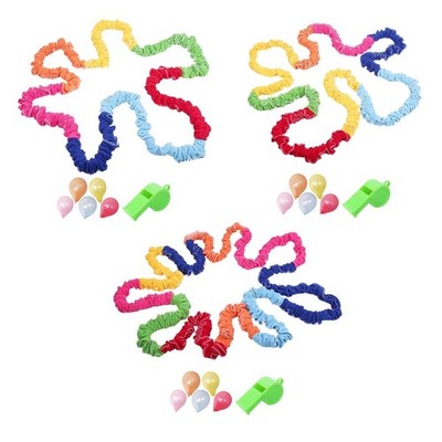 Kinder Kooperative Stretchy Band Kreative mit 5 Ballons Team Building Spiel